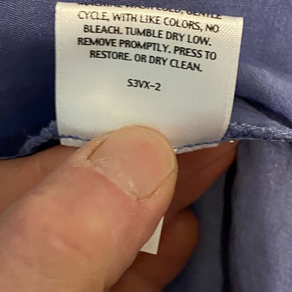 NWT Eileen Fisher U Neck Aster Blue Sleeveless Linen Viscose Stretch Large Dress - Picture 9 of 9